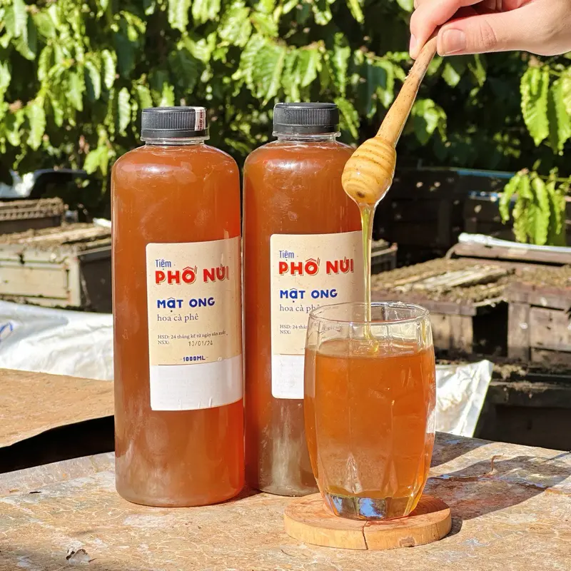 300ml Mật Ong Hoa Cà Phê Thiên Nhiên - Tiệm Phố Núi (Quà Tặng K Bán) 3