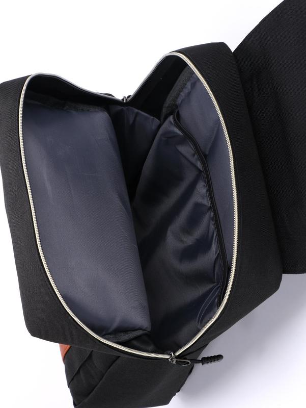 Durable Casual Solid Color Backpack, Lightweight Nylon Backpack with Built-in Organizer, Retro Style Backpack for Men & Women for Work & School 7