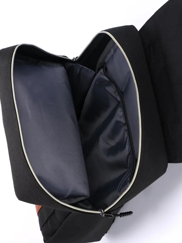 Durable Casual Solid Color Backpack, Lightweight Nylon Backpack with Built-in Organizer, Retro Style Backpack for Men & Women for Work & School 7