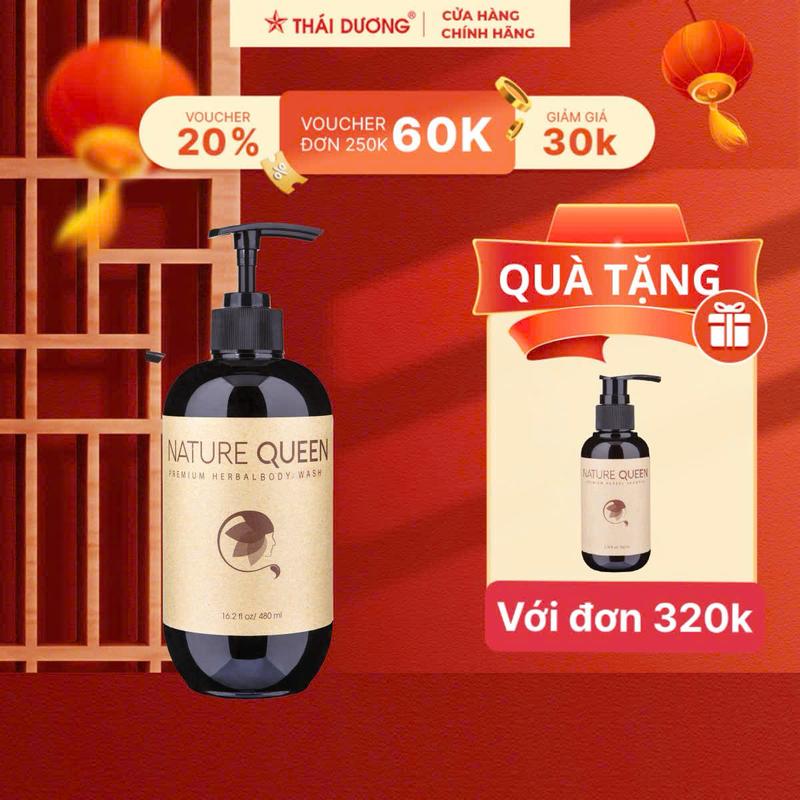 Sữa tắm thảo dược cao cấp Nature Queen Sao Thái Dương 100ml/480ml - Sao Thái Dương