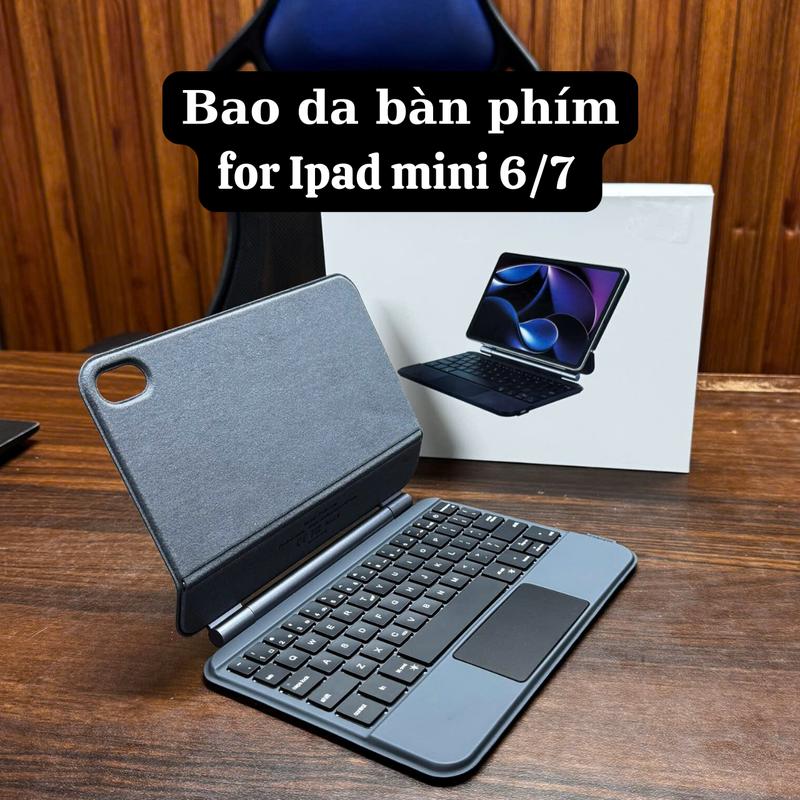 bao da bàn phím cao cấp có trackpad dành cho ipad mini 7 ipad mini 6 - Cảnh Hà Mobile