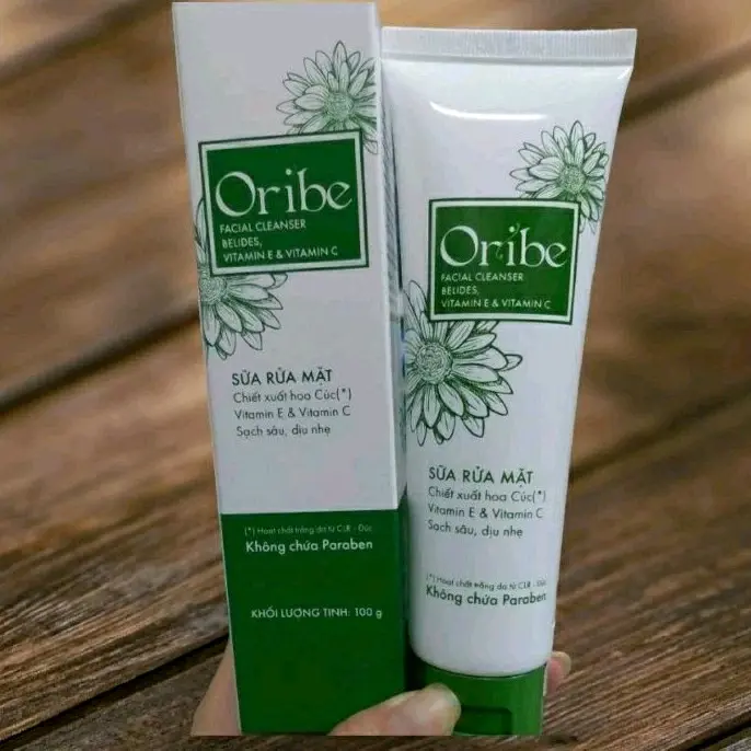 Sữa rửa mặt oribe 100g sạch sáng da với thành phần dịu nhẹ