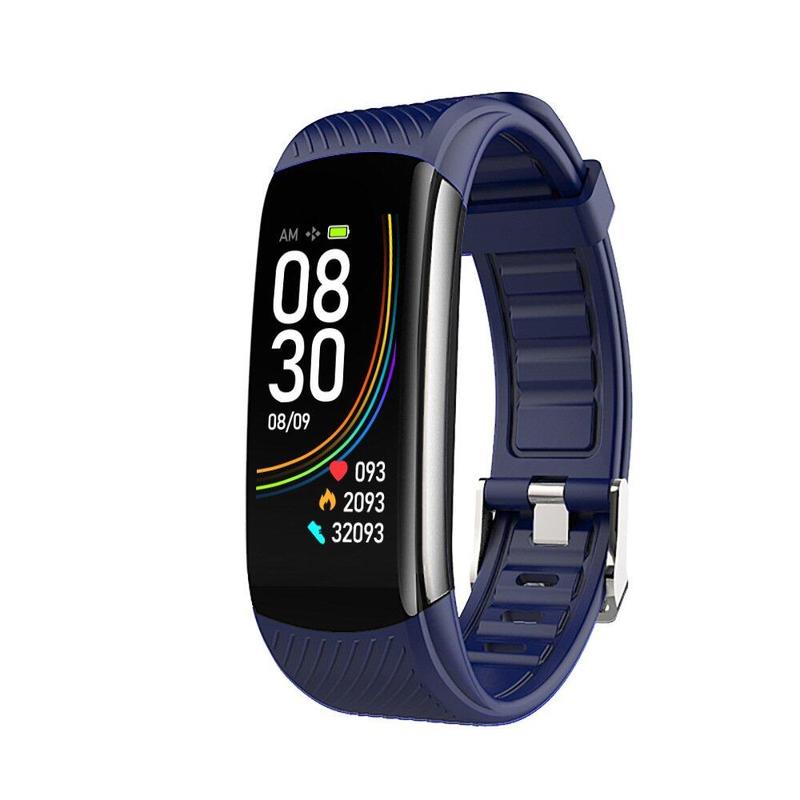 Product Introduction of c6t Intelligent Blood Pressure Health Monitoring Temperature Alarm Clock Reminder Electronic Bracelet 11