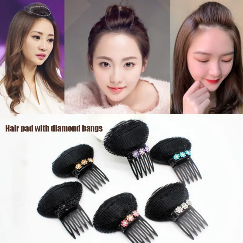 Kẹp Tóc, Bọt Biển Bồng Bềnh Vô Hình, Đệm Phồng Đế phồng Chân Tóc Phía Trước, Búi Tóc, Kẹp Tóc Tạo Kiểu Tóc, Kẹp Tóc Women Nữ