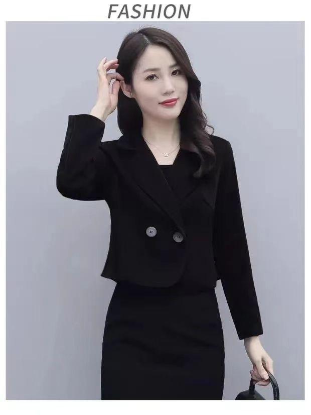 Product Introduction of Áo Khoác Ngắn Phù Hợp Với Doanh Nghiệp Nhỏ Hàng Mới Về, Dành Cho Nữ, Phong Cách Phương Tây, Bộ Sưu Tập Thu Đông Năm 2025, Phong Cách Hàn Quốc, Dễ Phối Đồ, Cỡ Nhỏ Và Mỏng, Áo Len 16