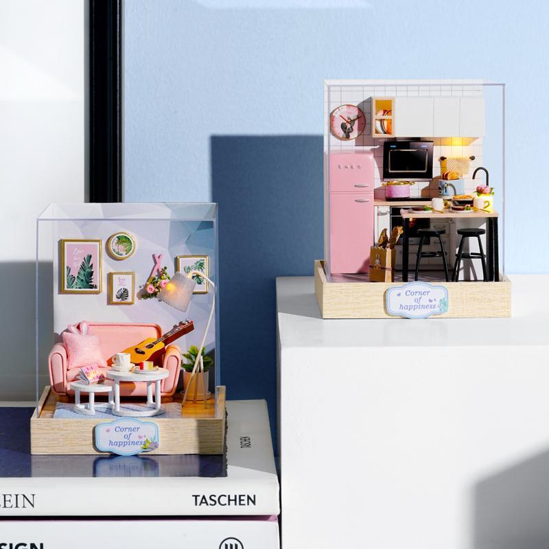 Cute Room - Corner of Happiness Series - Dollhouse DIY The Wonderful World of Miniatures 5