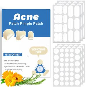 Acne Pimple Patch, 150pcs/box Hydrocolloid Acne Cover Patch, Facial Skin Care Accessories for All Skin Types