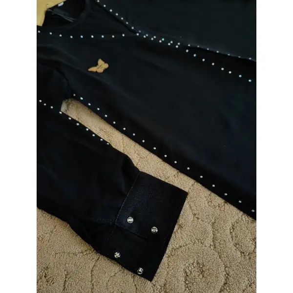 Noona Kids 1-14 Tahun Dress Muslim Anak Perempuan Hitam Gamis anak Abaya kids Ratih Ameena 6
