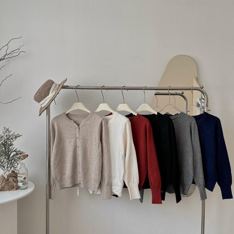 Áo cardigan trơn len mịn by Lily CDG02 Nữ 7