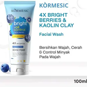 Kormesic Perfect Bright Creamy Foam Brightening + Oil Control 100 ml - Facial Wash Untuk Kulit Berminyak Pembersih Wajah Untk Semua Jenis Kulit