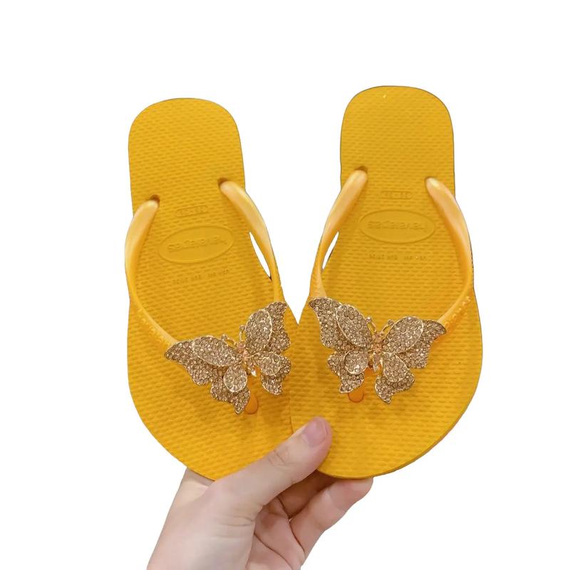 DÉP NỮ HAVAIANAS - SLIM TRƠN VÀNG ĐÍNH ĐÁ ( THU HƯỜNG ) DéP Nhung Shoes GiàY Kim Tuyến Women Sandal