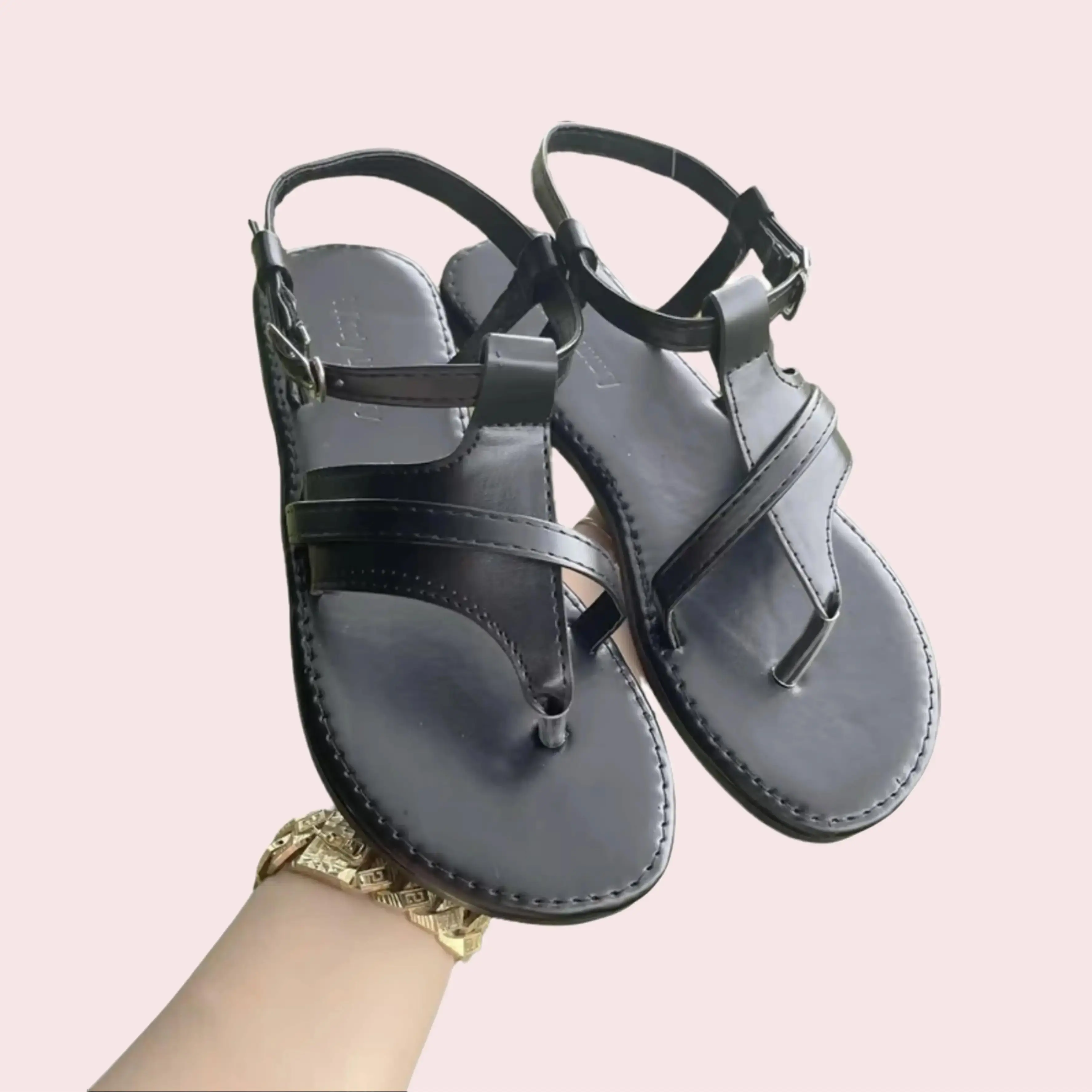 DÉP SANDAL NỮ XỎ NGÓN ĐẾ THẤP (CHUẨN SIZE) S2