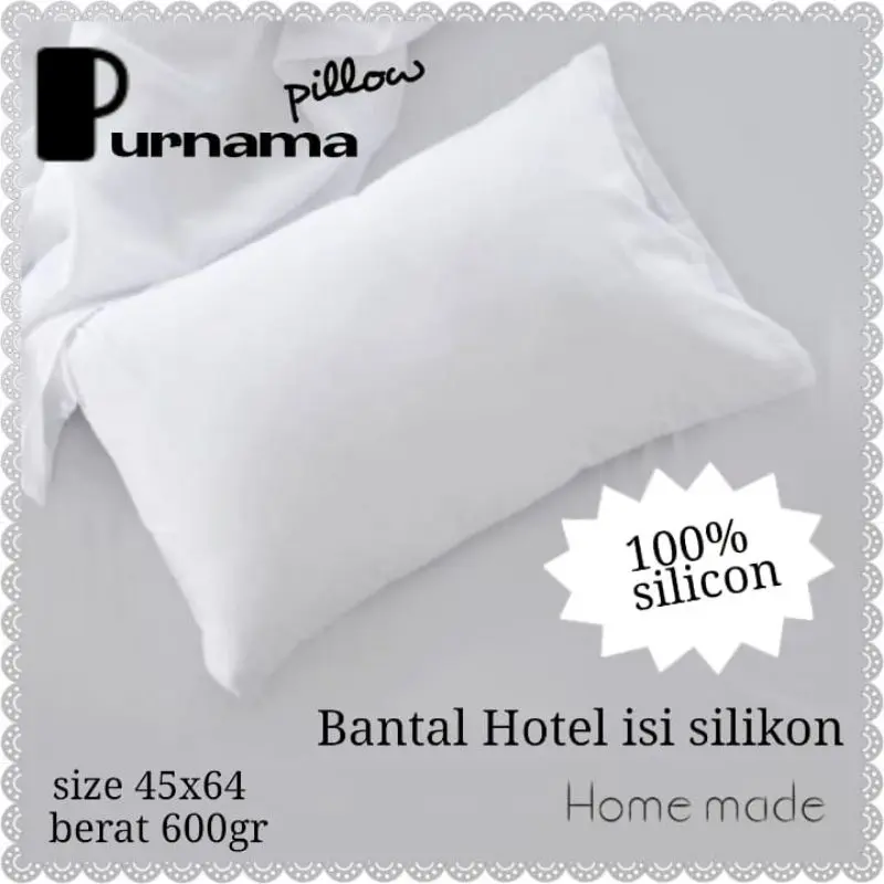 Bantal tidur hotel isi silicon premium