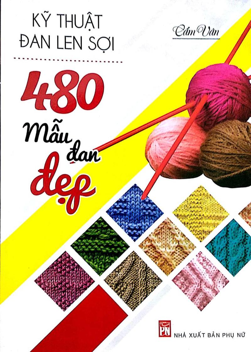 Product Introduction of Sách Móc Len - Kỹ Thuật Đan Len Sợi - 480 Mẫu Đan Đẹp - PNU - Newshop 2