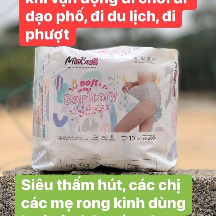  50 miếng băng vệ sinh dạng quần MIOBUSS  dành cho chị em phụ nữ 