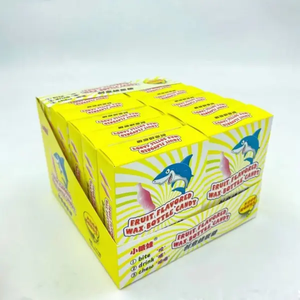 Creative Wax Bottle Sugar Edible Chewing Children Sweets with Filling Fruit Wax Bottle Sugar