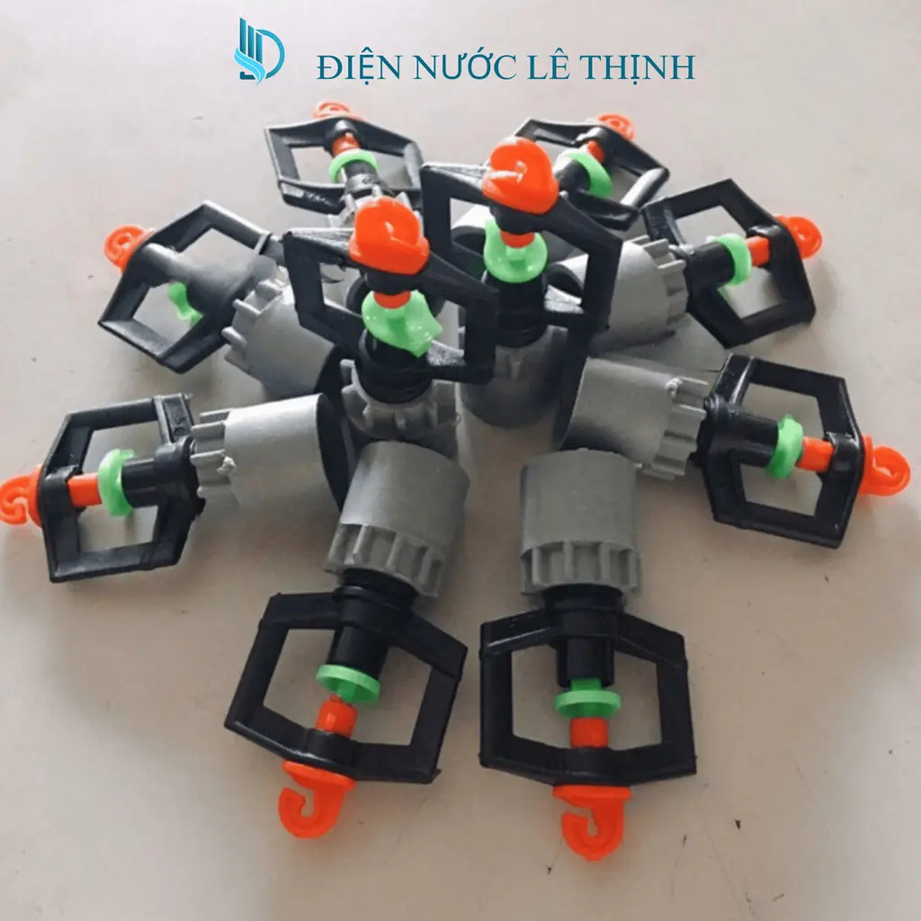 Béc phun tưới , béc quay mưa làm mát mái tôn, siêu bền, giá rẻ
