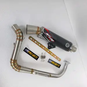 Knalpot Racing Samlong Original VIN PROJECT inlet 38 saringan full dan bor boran fullsistem  motor beat scoopy vario nmax aerox pcx mio sporty mio j mio m3 all matic cobra samlong Accessories Foto Motorcycle
