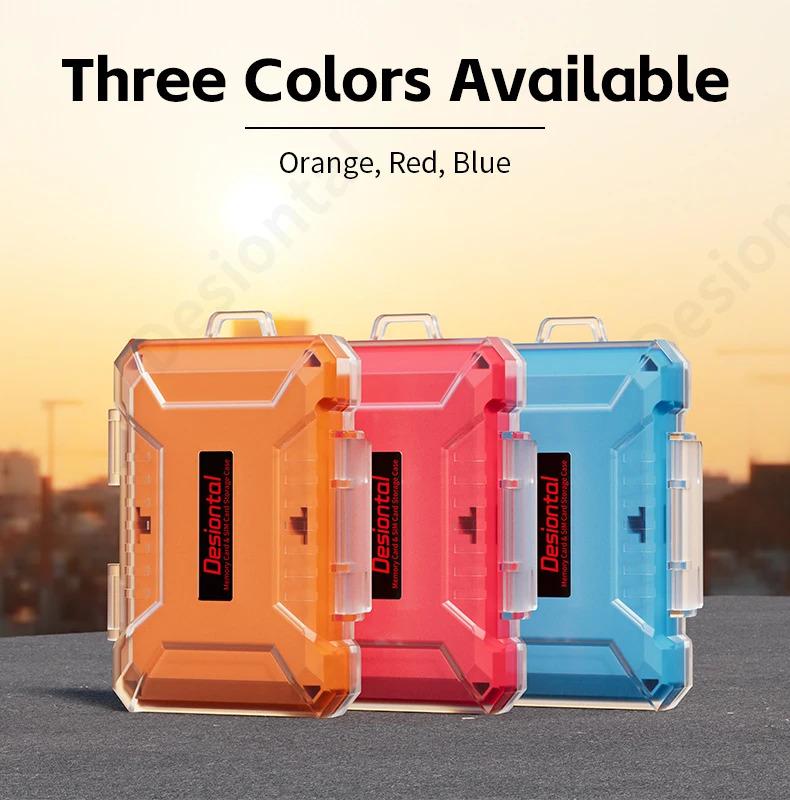 Product Introduction of Memory Card Case ABS SD Microsd Card Holder Waterproof Anti-Static Storage Box for 4 SD Cards & 12 TF/Micro SD Cards 17