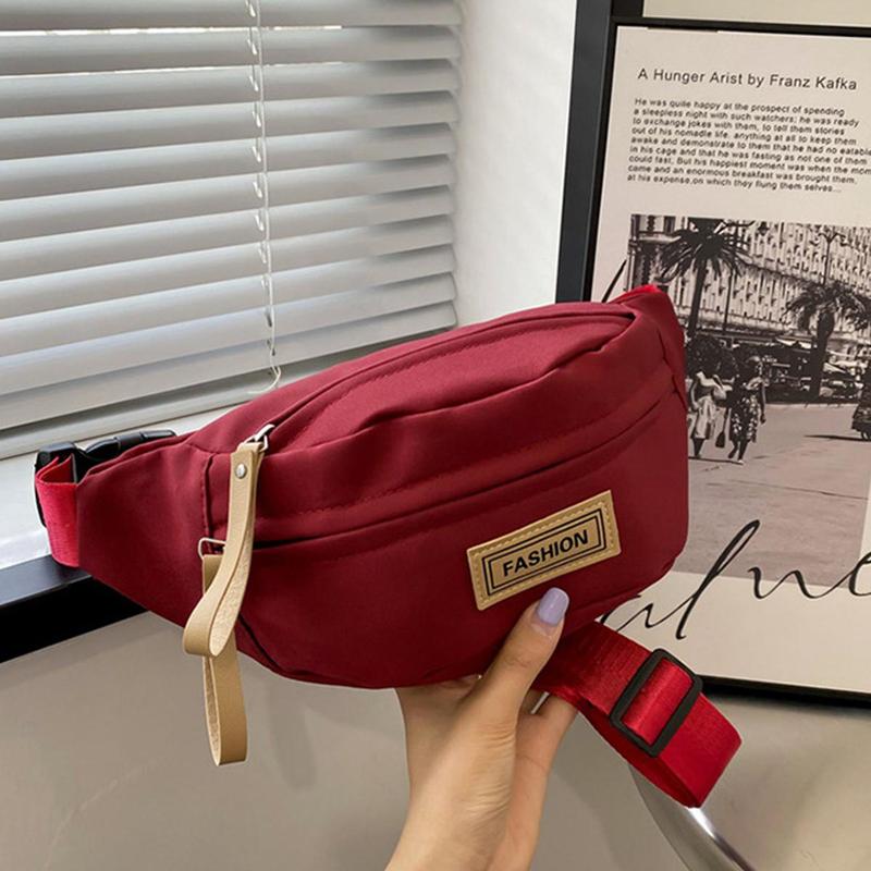 Product Introduction of Chest Bag For Men Solid Color Waist Bag High Quality Women Shoulder Bag Multifunction Male Fanny Pack Crossbody Small Bag 37