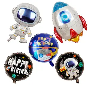 Balon Foil ASTRONAUT ROCKET JUMBO