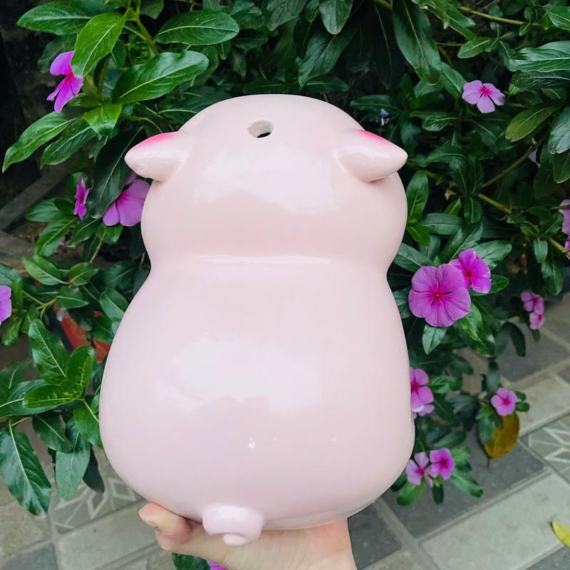 Ống heo tiết kiệm Má Phính Bánh Bao size to cực dễ thương | Quà tặng, tiết kiệm, decor [TRANG TRẠI HEO ĐẤT] 3