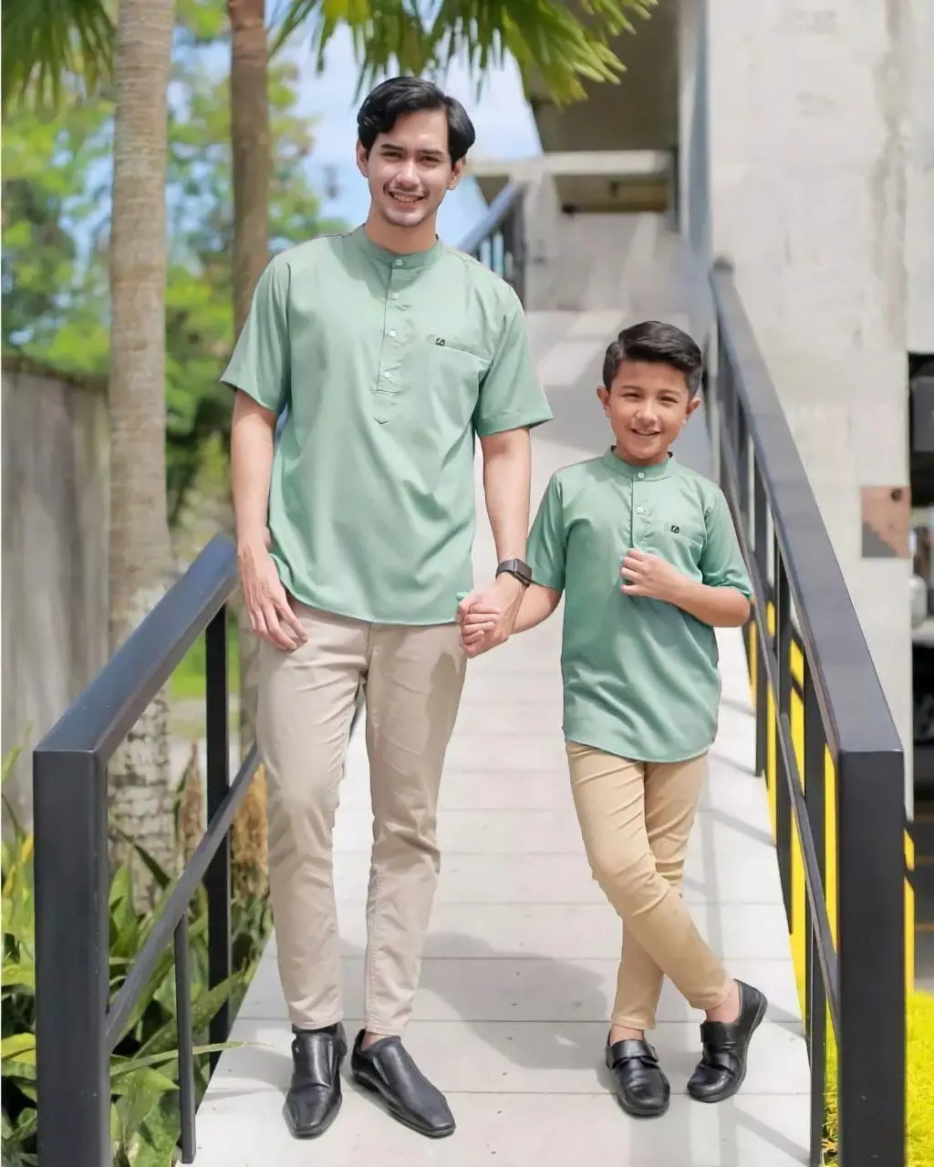 BAJU KOKO COUPLE AYAH DAN ANAK KERAH SANGHAI