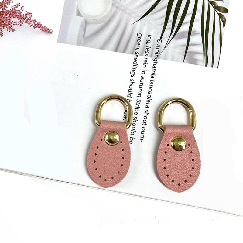 Product Introduction of 6pcs D-ring DIY Handmade Bag Buckle PU Leather Lychee Pattern Handbag Accessories Metal Chain Clasp Buckle Manual 14