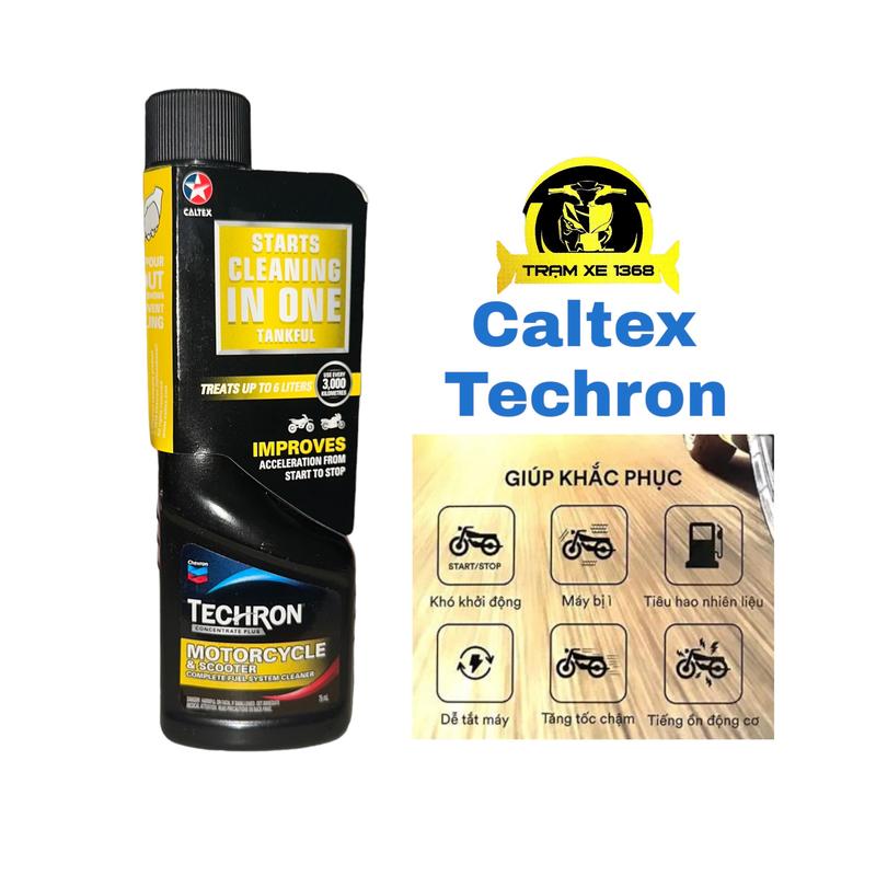 Chai Phụ Gia Cacbon Techron Súc Béc Xăng 75ml Dầu Vệ Sinh Kim Phun Buồng Đốt Hệ Thống Nhiên Liệu Xe Máy