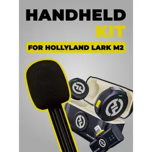 Handheld Mic Holder 3D Print untuk Hollyland Lark M2 - Aksesori Mikrofon Wireless