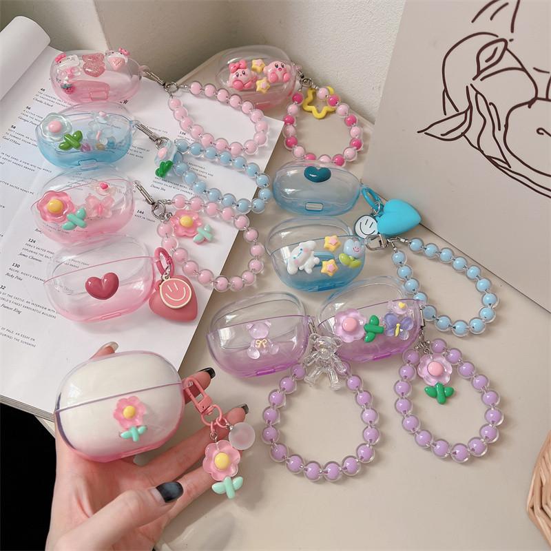 Cho Baseus AirGo AS01 Case Ốp Tai Nghe , Dành Cho Baseus, Thiết Kế Hình Chó Pacha Dễ Thương, Làm Bằng Tay, Kèm Vòng Đeo Tay ốp tai ng Case