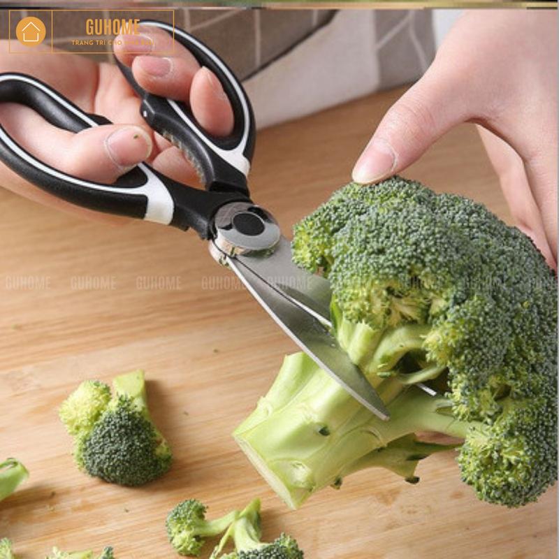 Kéo Nhà Bếp Cắt Gà, Mổ Cá Đa Năng Thép Không Gỉ 8