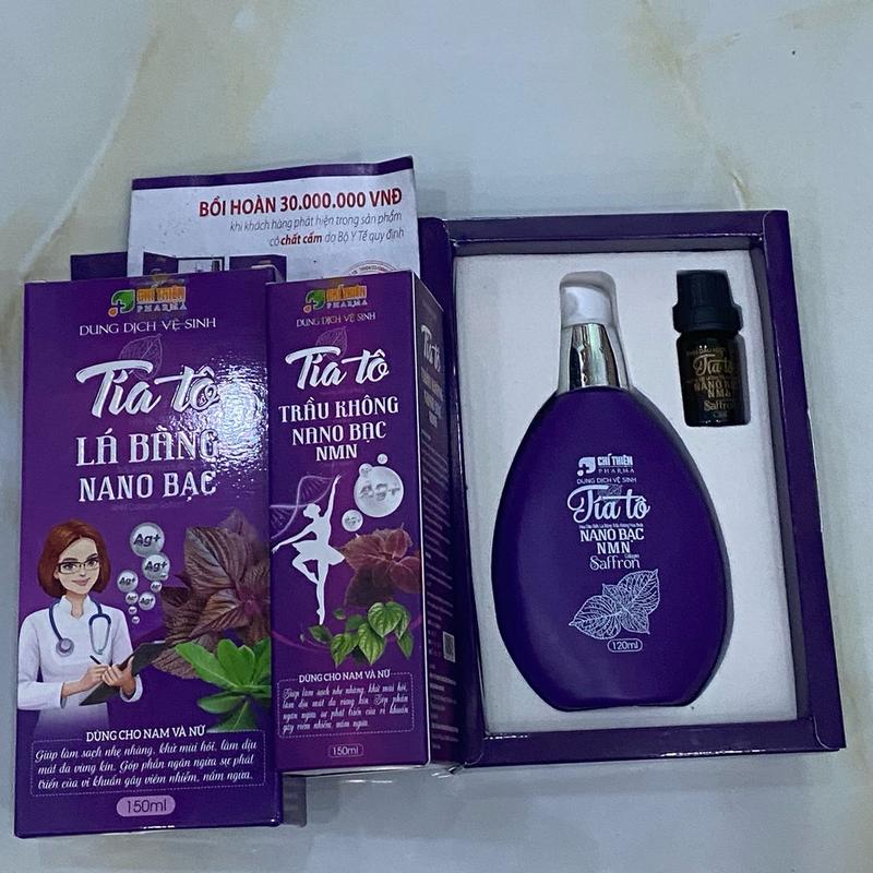 6. (Combo 4) set gồm 1DDVS TÍA tô nano saffaron + 1DDVS lá bàng nano bạc + 1 DD VS tía tô hoa đậu biết hoa bưởi + tặng kèm thêm 1 chai nước hoa mini 5ml nam nữ đều dùng được.