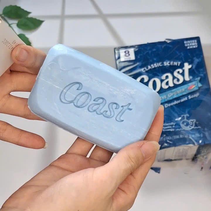 Lốc 8 bánh Xà Phòng Cục Coast Classic Scent 8 Bars - 113g x8 3