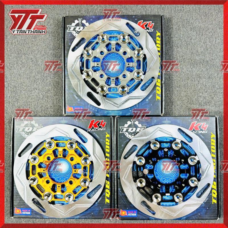  Đĩa thắng TQ6 mẫu K4 lòng nhôm 220mm 