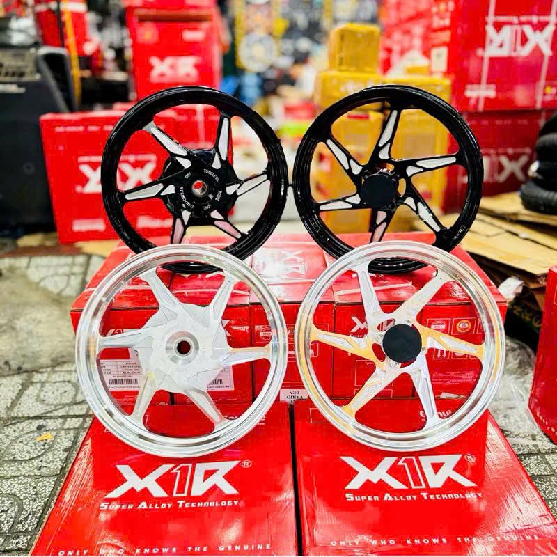 Mâm 6 cây Vario CNC X1R Click Vision AB125/150- mâm 611 Vario X1R_ bản 1.85/2.15_ phụ kiện thay thế vành Phụ Tùng