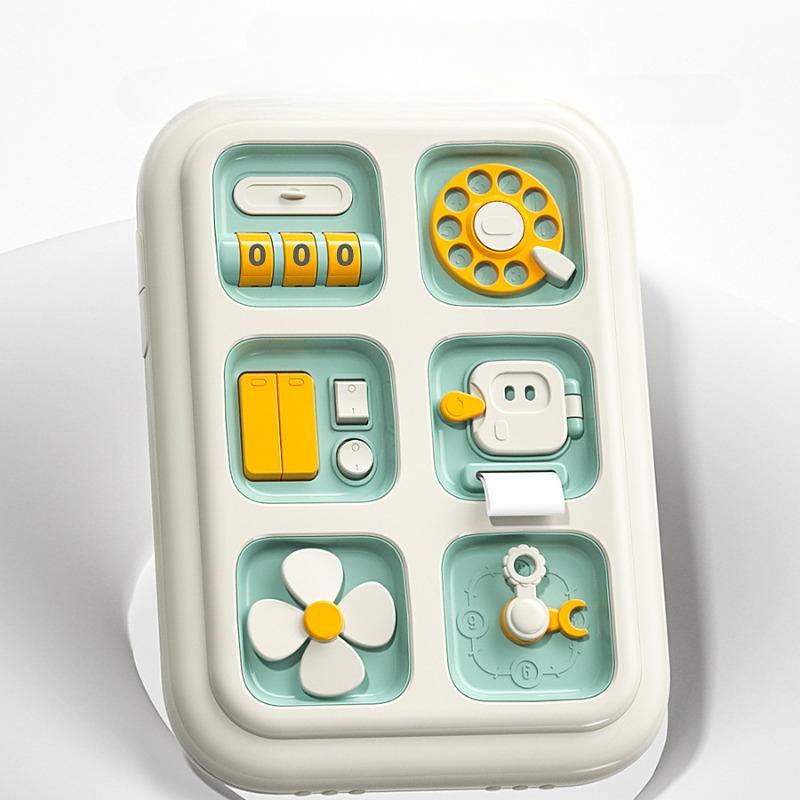 Product Introduction of Children's Multi-functional Busy Board Baby's Hand Fine Movements Educational Exercise Montessori Early Education Logic Toy 3