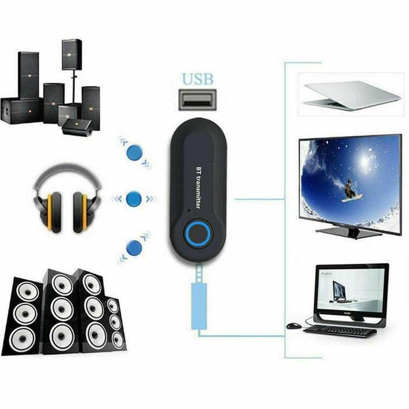 Product Introduction of USB Powered Bluetooth Audio Transmitter Stereo Bluetooth 3.5mm TV D8L2 Audio Adapter S4Y9 37