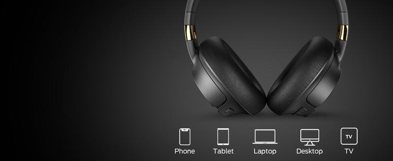 Product Introduction of [Lam] E67 Tai nghe khử tiếng ồn chủ động, Persona SE quái vật, Tai nghe Bluetooth, trên tai, tích hợp Micrô, thời gian chơi 60H, âm thanh nổi HiFi, âm trầm sâu, vừa vặn thoải mái, tai nghe không dây, thích hợp cho gia đình và văn phòng 9