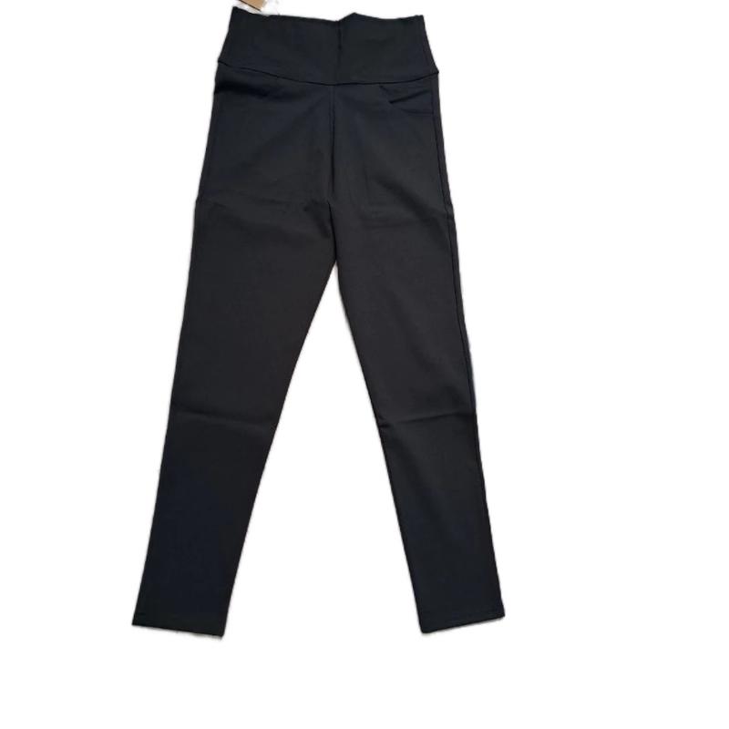 {QUẦN CÓ 4 TÚI} QUẦN LEGGING CẠP CAO GEN BỤNG CÓ TÚI CHẤT UMI HÀN LOẠI 1 Ôm gọn Ôm gọn Màu đen Thông thường Nữ Voi  Pants Women