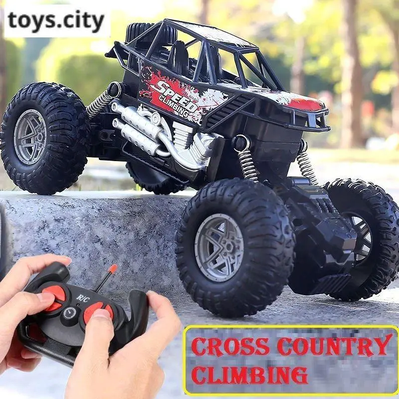 Mainan Anak Mobil RC Monster Truck Mobil Jeep Remote Control Offroad Ekstrem Truk Baterai Toys