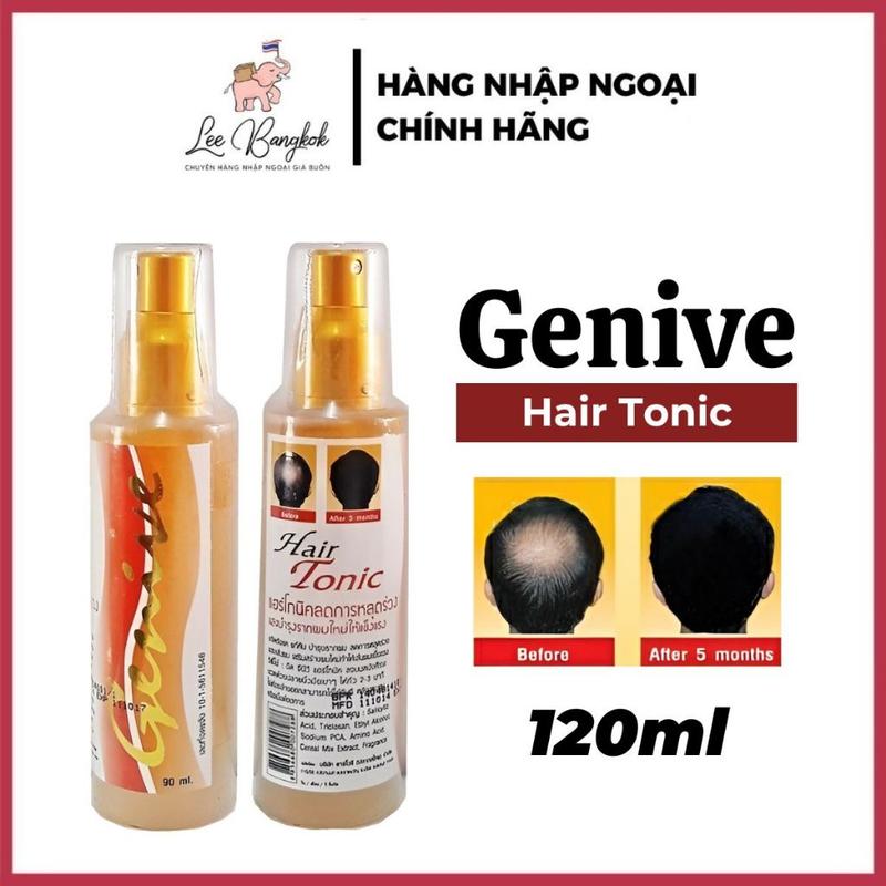[CHUẨN THÁI] Xịt Kích Thích Mọc Tóc Genive Hair Tonic Ngừa Hói Đầu Và Giảm Rụng Tóc Thái Lan 120ml Women Nữ