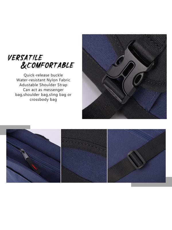 Classic Crossbody Bag, Lightweight  Shoulder Bag, Casual Bag for Men & Women 7