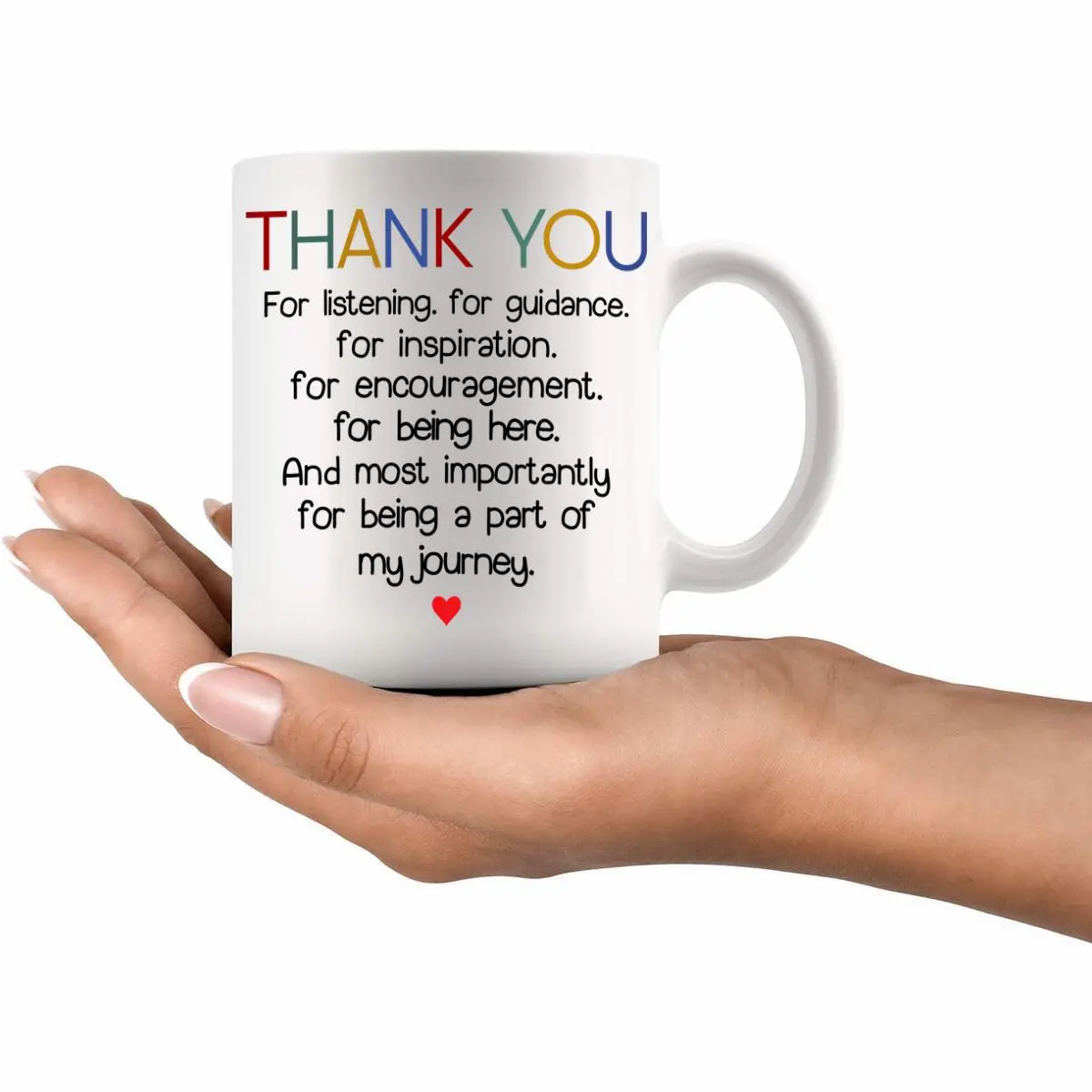 11oz Ceramic Mug, 1 Count Teacher's Day Gift Coffee Mug, Creative Gift for Teacher, Friend, Boss, Drinkware for Home Office
