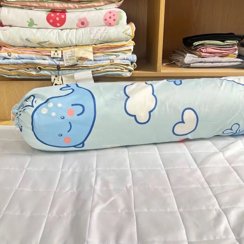 Vỏ gối ôm kích thước 35x100cm cotton poly , vỏ gối ôm họa tiết xinh 3