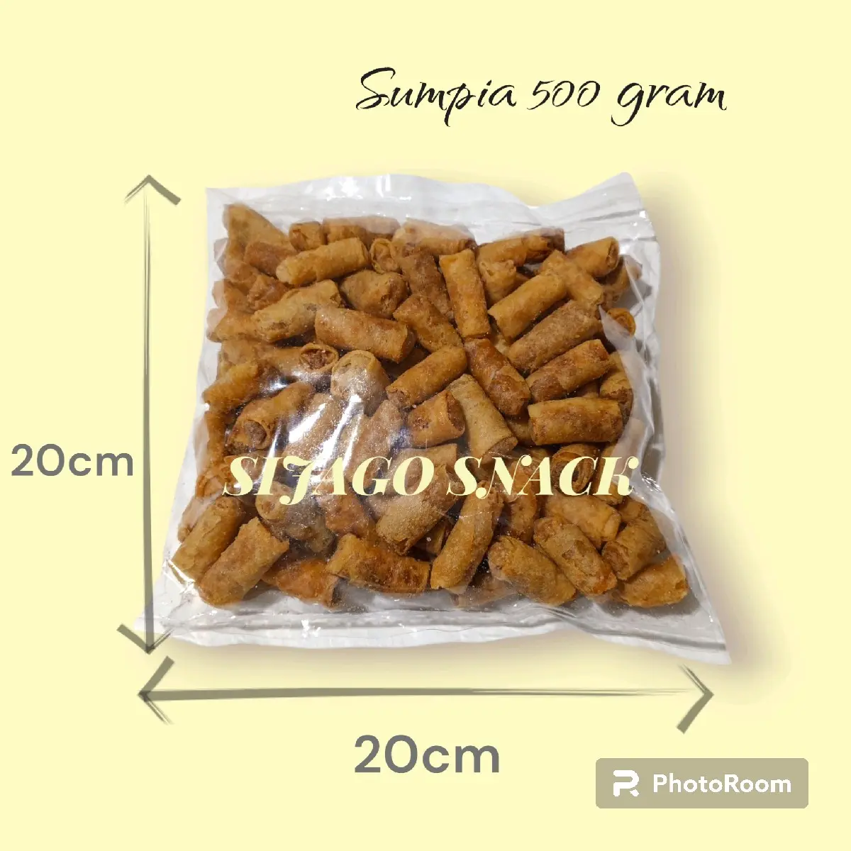 Sumpia abon udang ebi 500 gr enak renyah murah keripik kue kering Food Snacks Cemilan