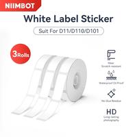 Gambar 3 Gulungan-Niimbot D11/D110/D101 Kertas Label Termal Putih Tahan Air untuk Stiker Label Mainan Anak-Anak - 3 gulungan Putih 12*22mm dari NIIMBOT Indonesia Store Kab. Tangerang 1 Tokopedia