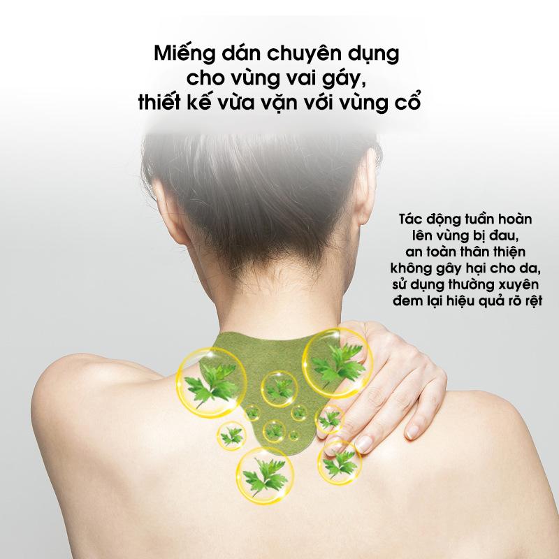 Miếng Dán Ngải Cứu COMBO 12 MIẾNG  Giảm Đau Vai Gáy Hiệu Quả Nhất - Hàng Nội Địa Trung 2