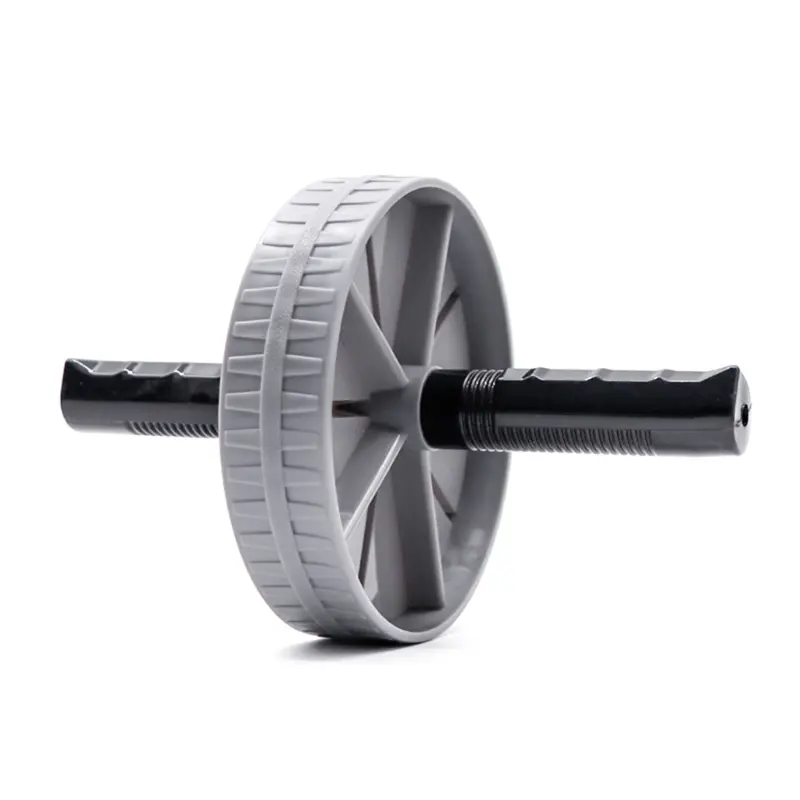 HU Abdominal Core Workout Roller Abdominal Muscle Trainer Ab Roller Wheel Homes Gym Fitness Equipment Workout Wheel