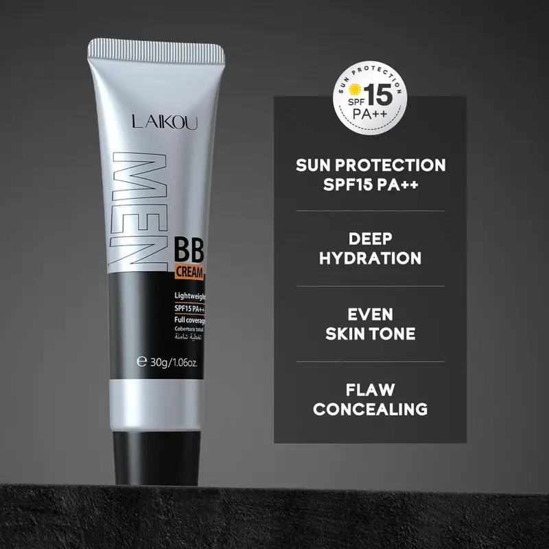 Long-lasting Liquid Foundation, Moisturizing Full Coverage Foundation, Lightweight Concealer Foundation For Men 8
